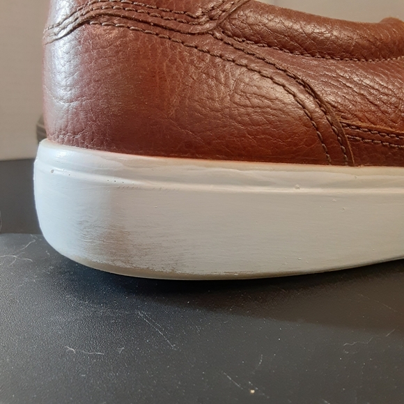 Ecco Soft 7 City Sneakers Men's 46 EU (12/12.5 U.S.) Brown Leather - Picture 6 of 12